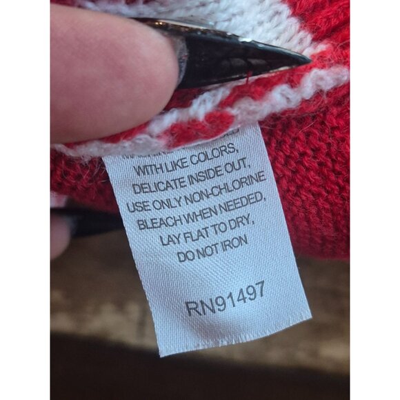 Party Sweater Red Christmas Ugly Sweater 2XL - Picture 5 of 5